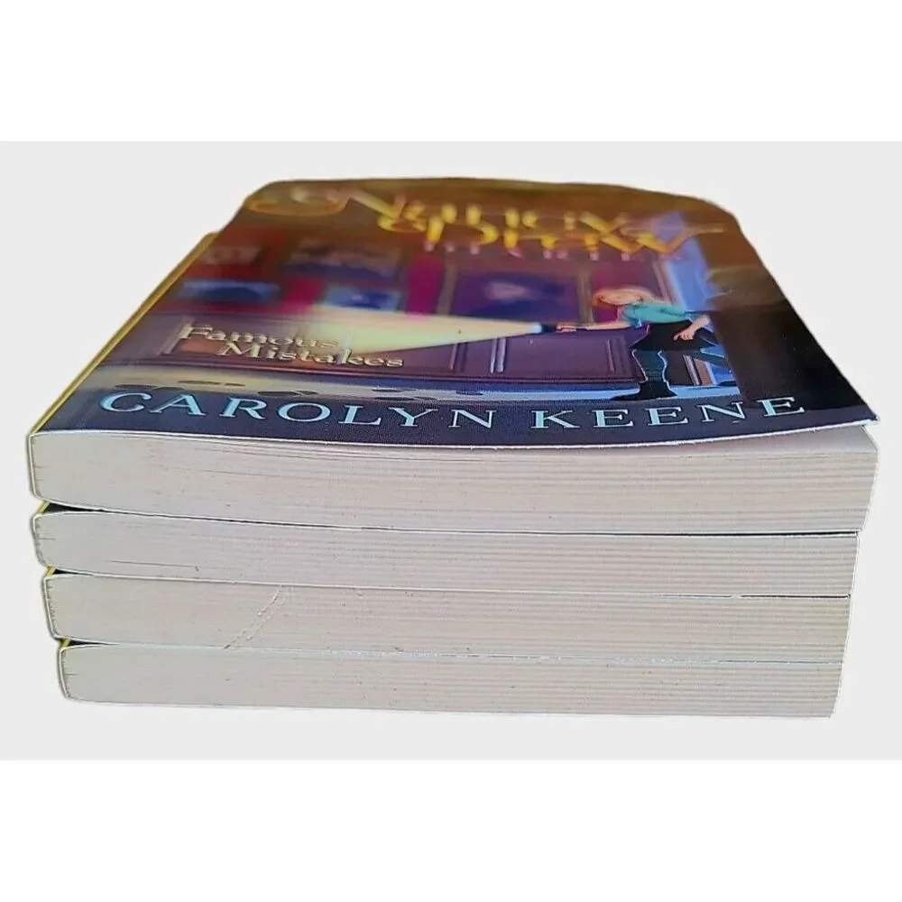 Nancy Drew Diaries by Carolyn Keene Set Of 4 Mistakes Heliotrope Thriller Mystic